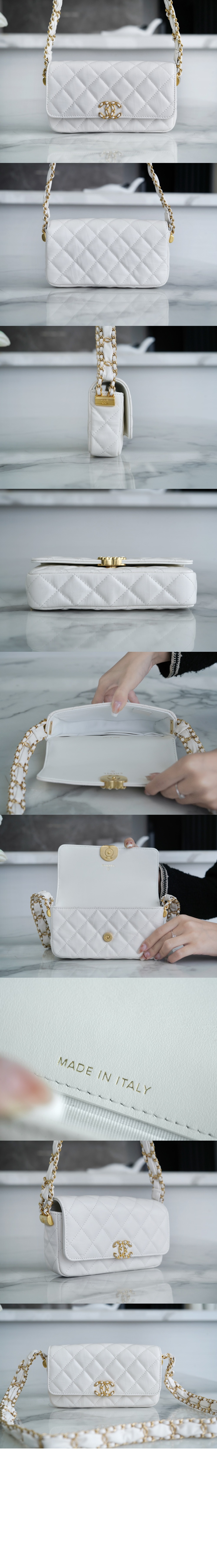 미러급레플리카사이트 | 명품레플리카 전문 쇼핑몰  | 퍼스트원 - 체인 더블 포켓 플랩백 AP3572 > 샤넬