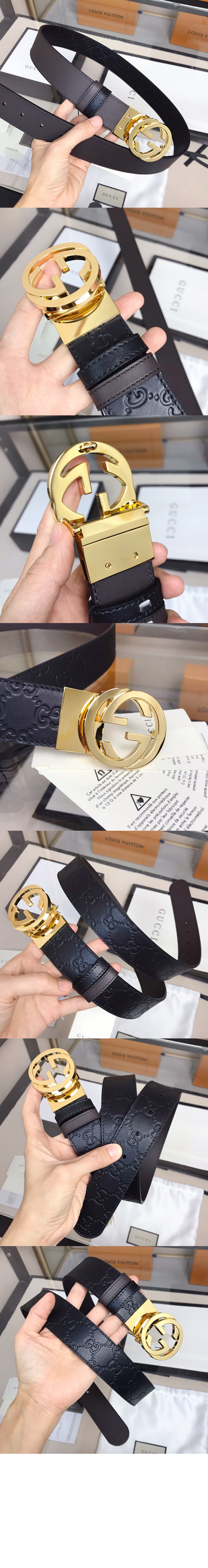 미러급레플리카사이트 | 명품레플리카 전문 쇼핑몰  | 퍼스트원 - 구찌 시그니처 레더 벨트 473030 > 구찌