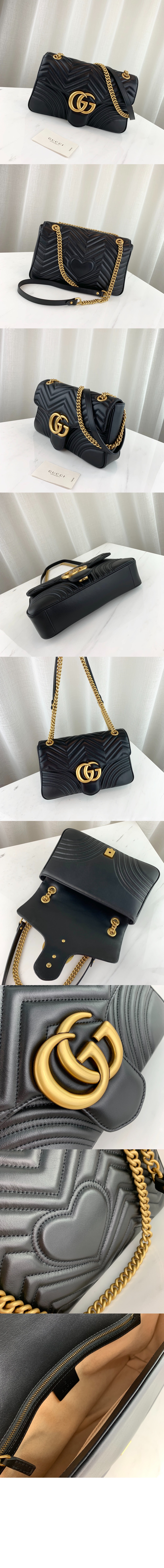 미러급레플리카사이트 | 명품레플리카 전문 쇼핑몰  | 퍼스트원 - 마몽 미디엄 마틀라세 숄더백 443496 > 구찌