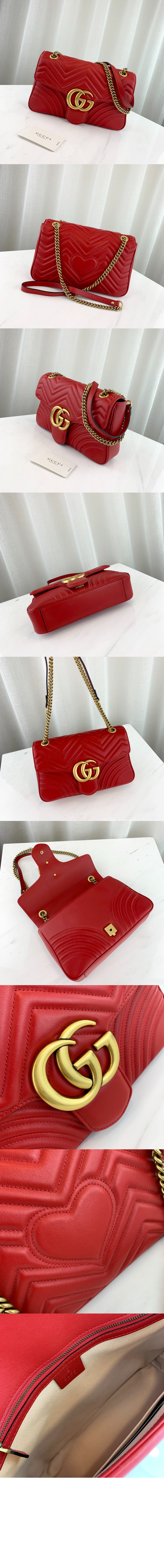 미러급레플리카사이트 | 명품레플리카 전문 쇼핑몰  | 퍼스트원 - 마몽 미디엄 마틀라세 숄더백 443496 > 구찌