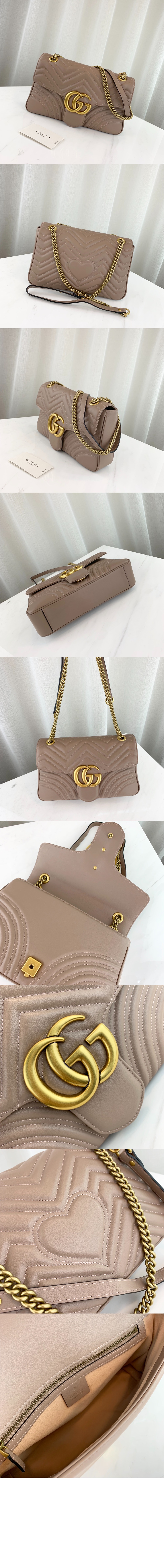 미러급레플리카사이트 | 명품레플리카 전문 쇼핑몰  | 퍼스트원 - 마몽 미디엄 마틀라세 숄더백 443496 > 구찌