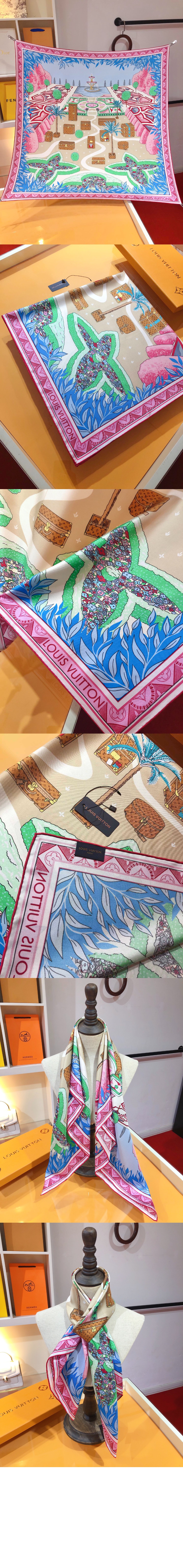 미러급레플리카사이트 | 명품레플리카 전문 쇼핑몰  | 퍼스트원 - LV 시크릿 가든 스퀘어 90 M78447 > 루이비통