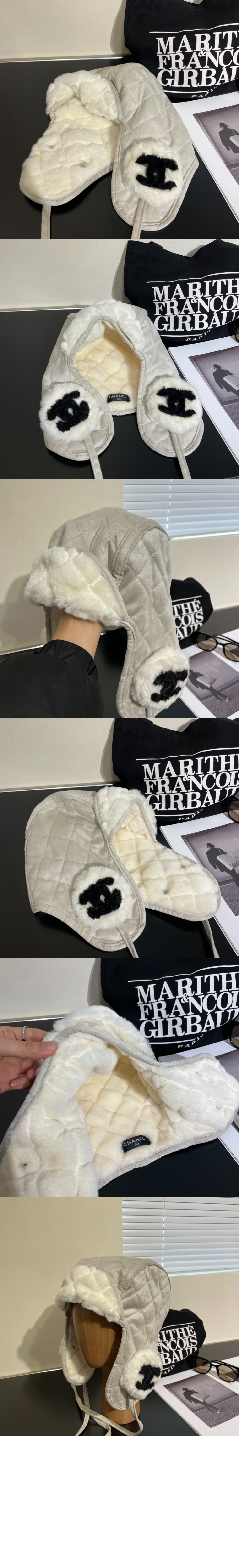 미러급레플리카사이트 | 명품레플리카 전문 쇼핑몰  | 퍼스트원 - 리버서블 양가죽 모자 AA9447 > 샤넬