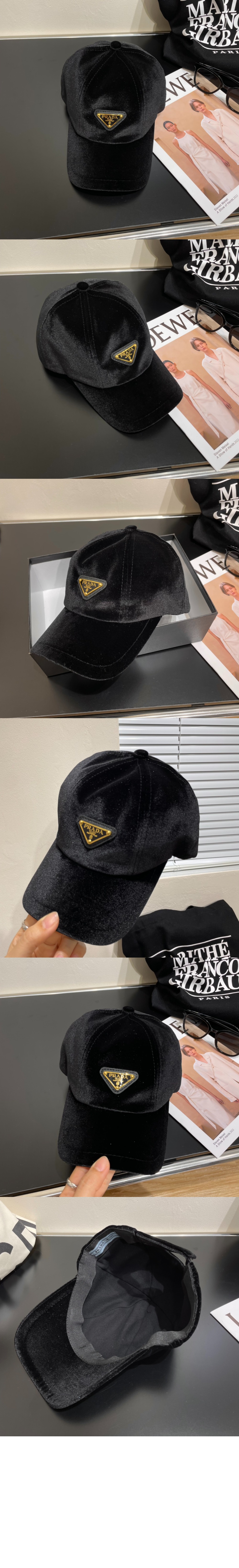 미러급레플리카사이트 | 명품레플리카 전문 쇼핑몰  | 퍼스트원 - 벨벳 베이스볼 캡 1HC336 > 프라다