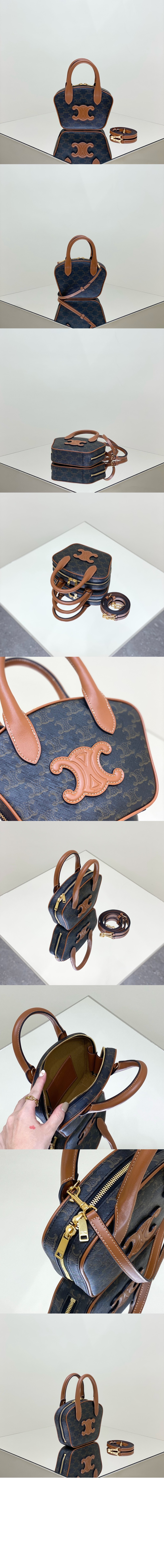 미러급레플리카사이트 | 명품레플리카 전문 쇼핑몰  | 퍼스트원 - 트리오페 미니 볼링백 110462 > 셀린느