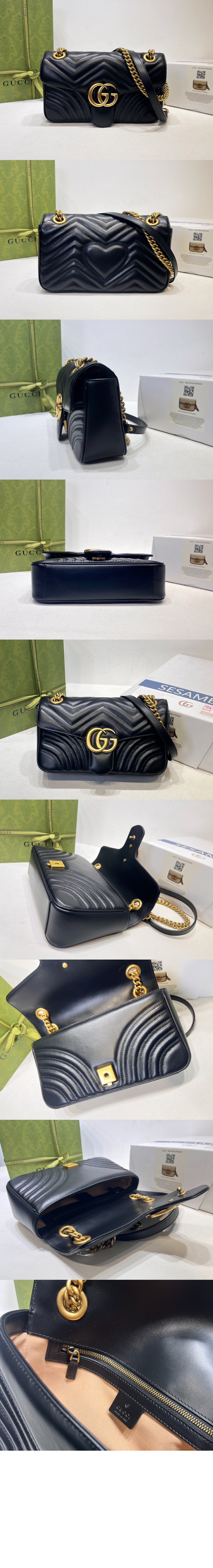 미러급레플리카사이트 | 명품레플리카 전문 쇼핑몰  | 퍼스트원 - 스몰 마틀라세 숄더백 443497 > 구찌