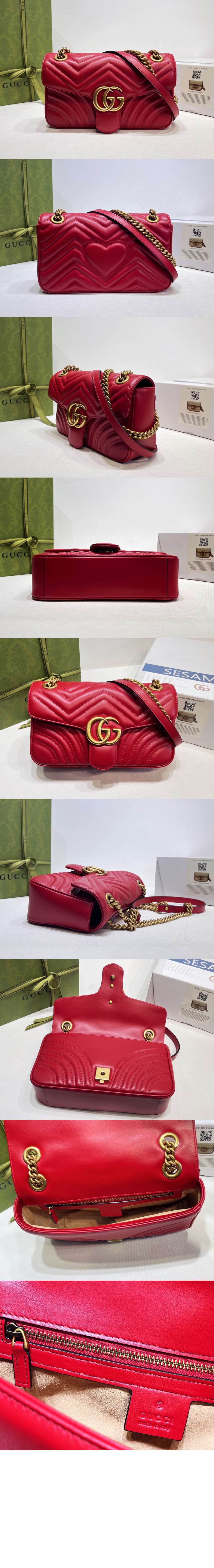 미러급레플리카사이트 | 명품레플리카 전문 쇼핑몰  | 퍼스트원 - 스몰 마틀라세 숄더백 443497 > 구찌