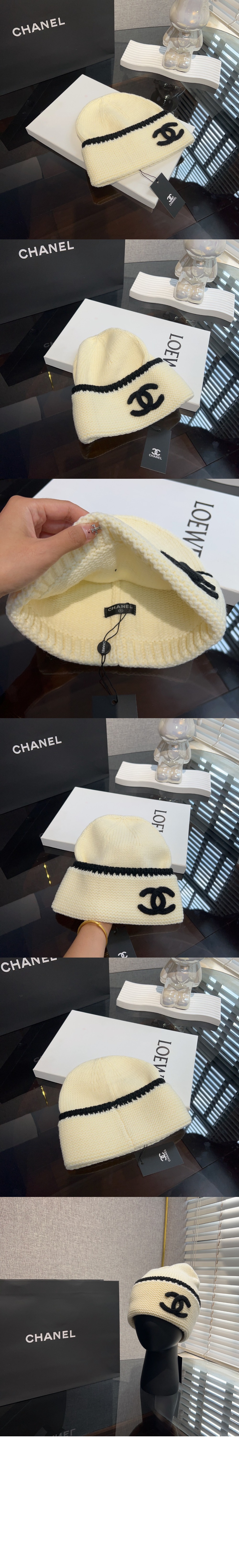 미러급레플리카사이트 | 명품레플리카 전문 쇼핑몰  | 퍼스트원 - 로고 캐시미어 비니 AA9203 > 샤넬