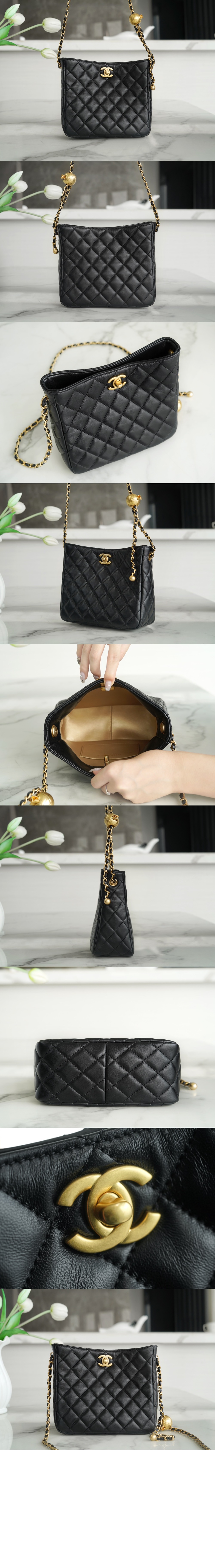 미러급레플리카사이트 | 명품레플리카 전문 쇼핑몰  | 퍼스트원 - 골드볼 호보백 AS3259 > 샤넬