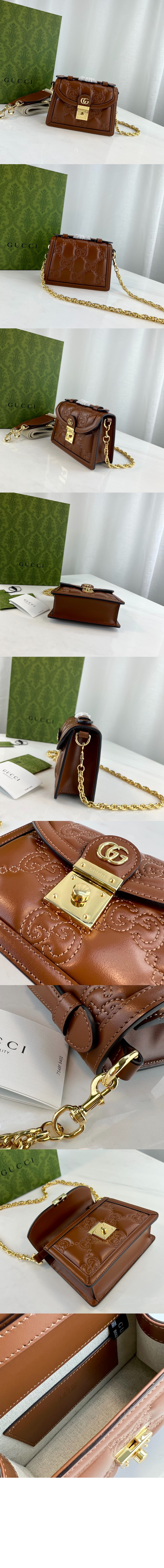 미러급레플리카사이트 | 명품레플리카 전문 쇼핑몰  | 퍼스트원 - 마틀라세 스몰 탑 핸들백 724499 > 구찌