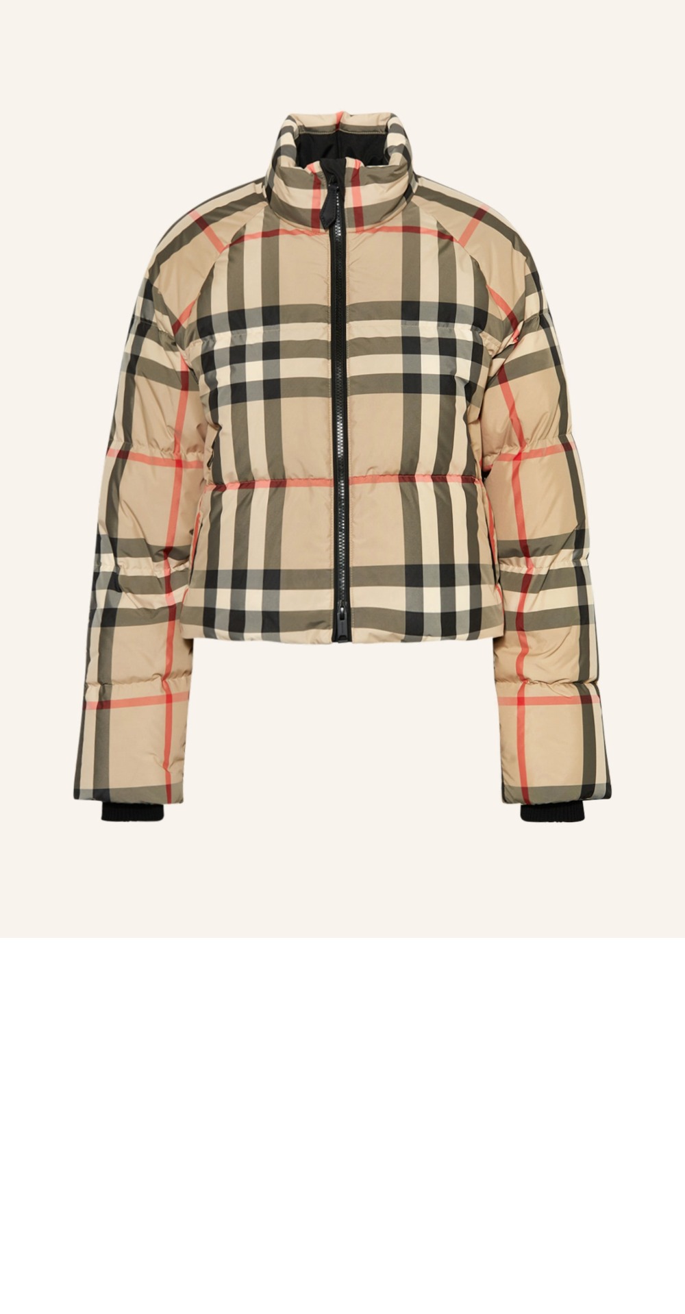 미러급레플리카사이트 | 명품레플리카 전문 쇼핑몰  | 퍼스트원 - 크롭 체크 퍼퍼 재킷 > 버버리