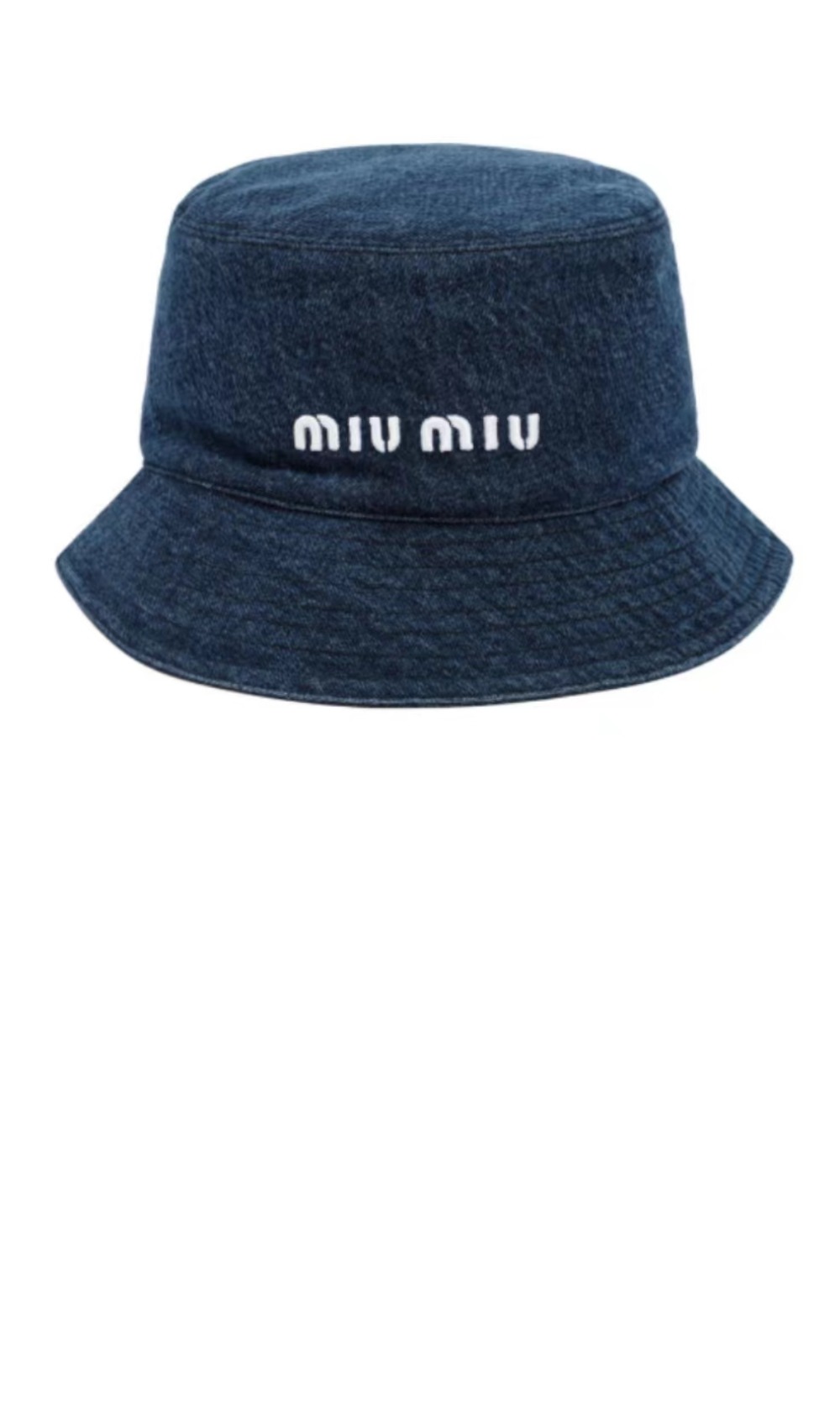 미러급레플리카사이트 | 명품레플리카 전문 쇼핑몰  | 퍼스트원 - 데님 로고 버킷햇 5HC196 > 미우미우