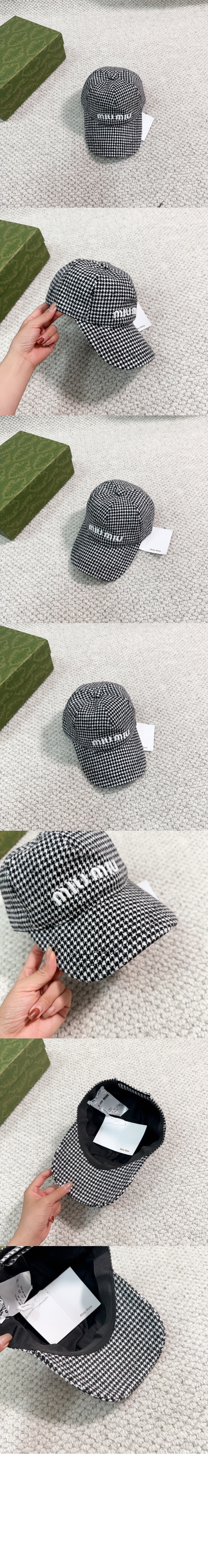 미러급레플리카사이트 | 명품레플리카 전문 쇼핑몰  | 퍼스트원 - 체크 울 베이스볼 캡 5HC179 > 미우미우