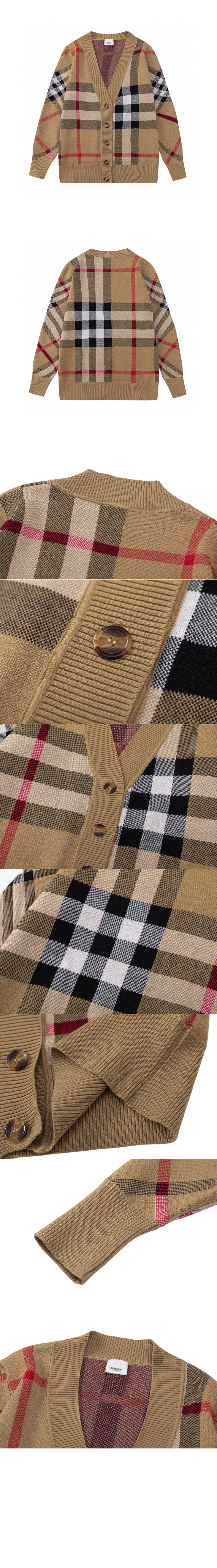 미러급레플리카사이트 | 명품레플리카 전문 쇼핑몰  | 퍼스트원 - 체크 울 블렌드 가디건 > 버버리