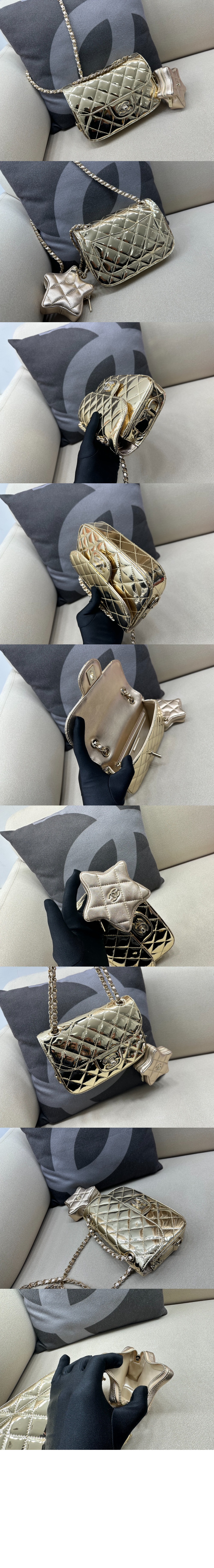 미러급레플리카사이트 | 명품레플리카 전문 쇼핑몰  | 퍼스트원 - 메탈 플랩 미니백 AS4647 > 샤넬