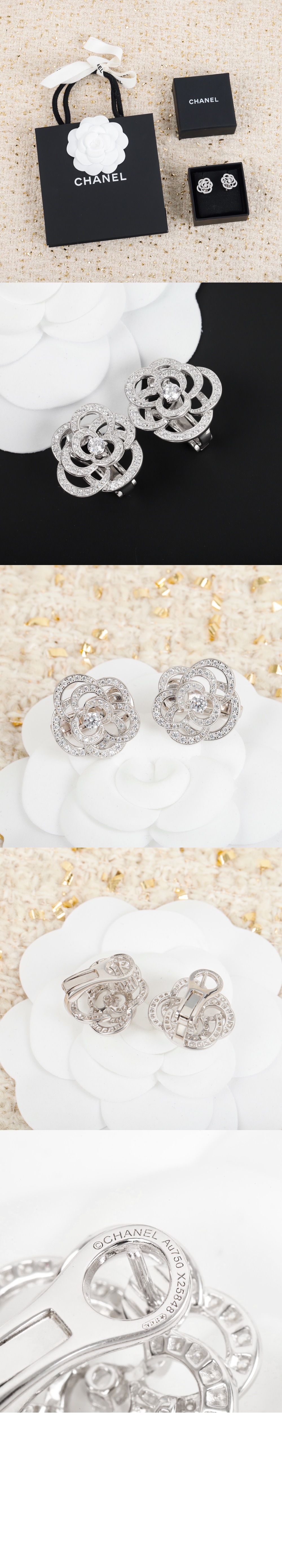 미러급레플리카사이트 | 명품레플리카 전문 쇼핑몰  | 퍼스트원 - FIL DE CAMÉLIA 이어링 J2672 > 샤넬