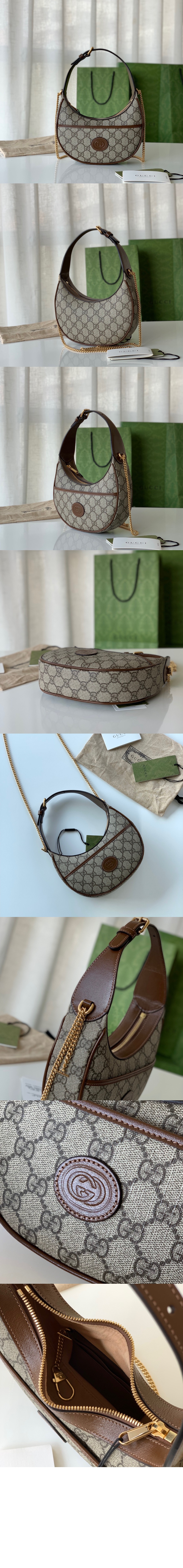 미러급레플리카사이트 | 명품레플리카 전문 쇼핑몰  | 퍼스트원 - GG 하프문 쉐입 미니백 726843 > 구찌