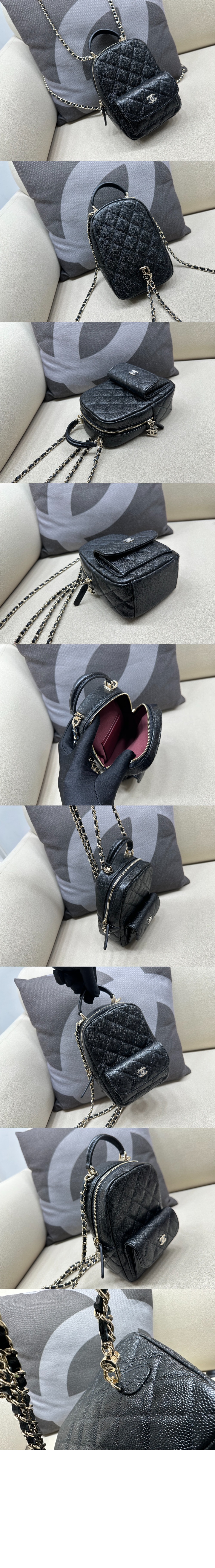 미러급레플리카사이트 | 명품레플리카 전문 쇼핑몰  | 퍼스트원 - 탑핸들 퀼팅 백팩 AP3753 > 샤넬