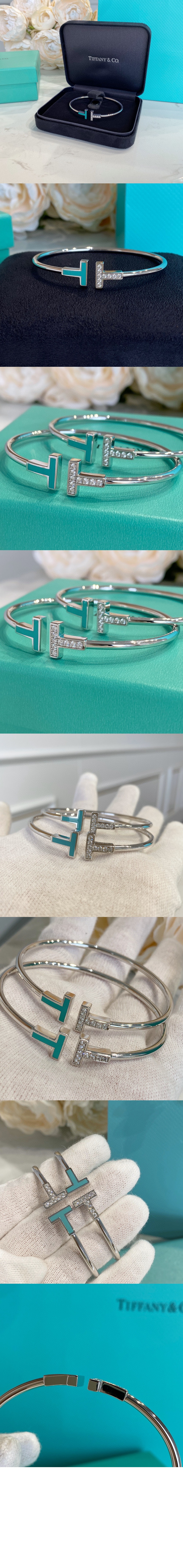 미러급레플리카사이트 | 명품레플리카 전문 쇼핑몰  | 퍼스트원 - 다이아몬드 및 터쿼이즈 와이어 브레이슬릿 > 티파니