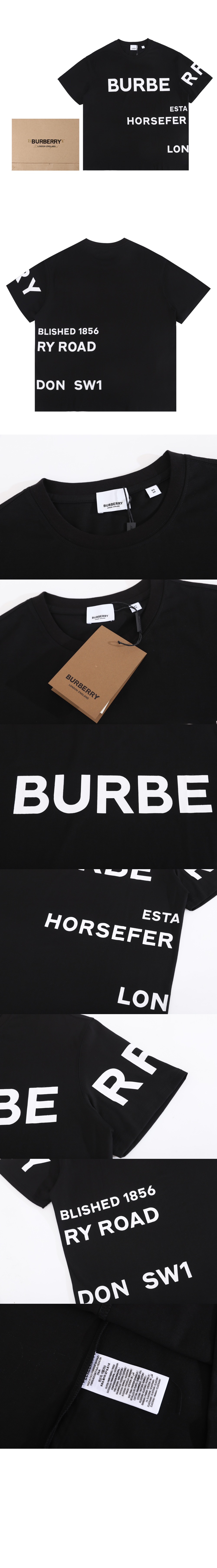 미러급레플리카사이트 | 명품레플리카 전문 쇼핑몰  | 퍼스트원 - 로고 코튼 티셔츠 > 버버리
