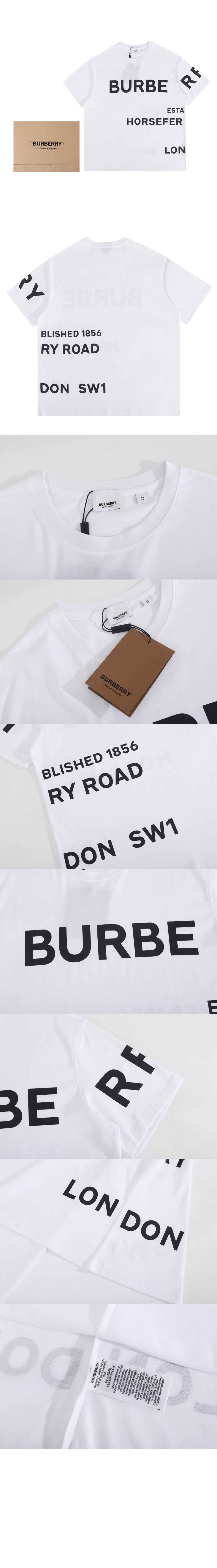 미러급레플리카사이트 | 명품레플리카 전문 쇼핑몰  | 퍼스트원 - 로고 코튼 티셔츠 > 버버리