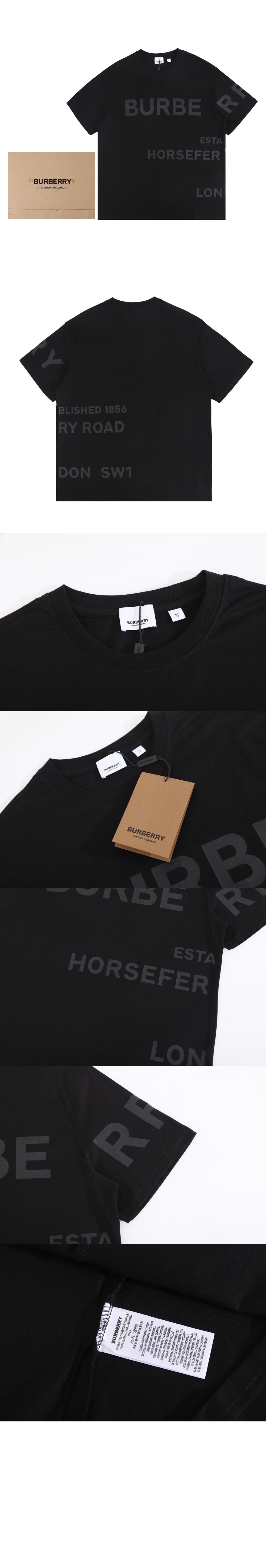 미러급레플리카사이트 | 명품레플리카 전문 쇼핑몰  | 퍼스트원 - 로고 코튼 티셔츠 > 버버리