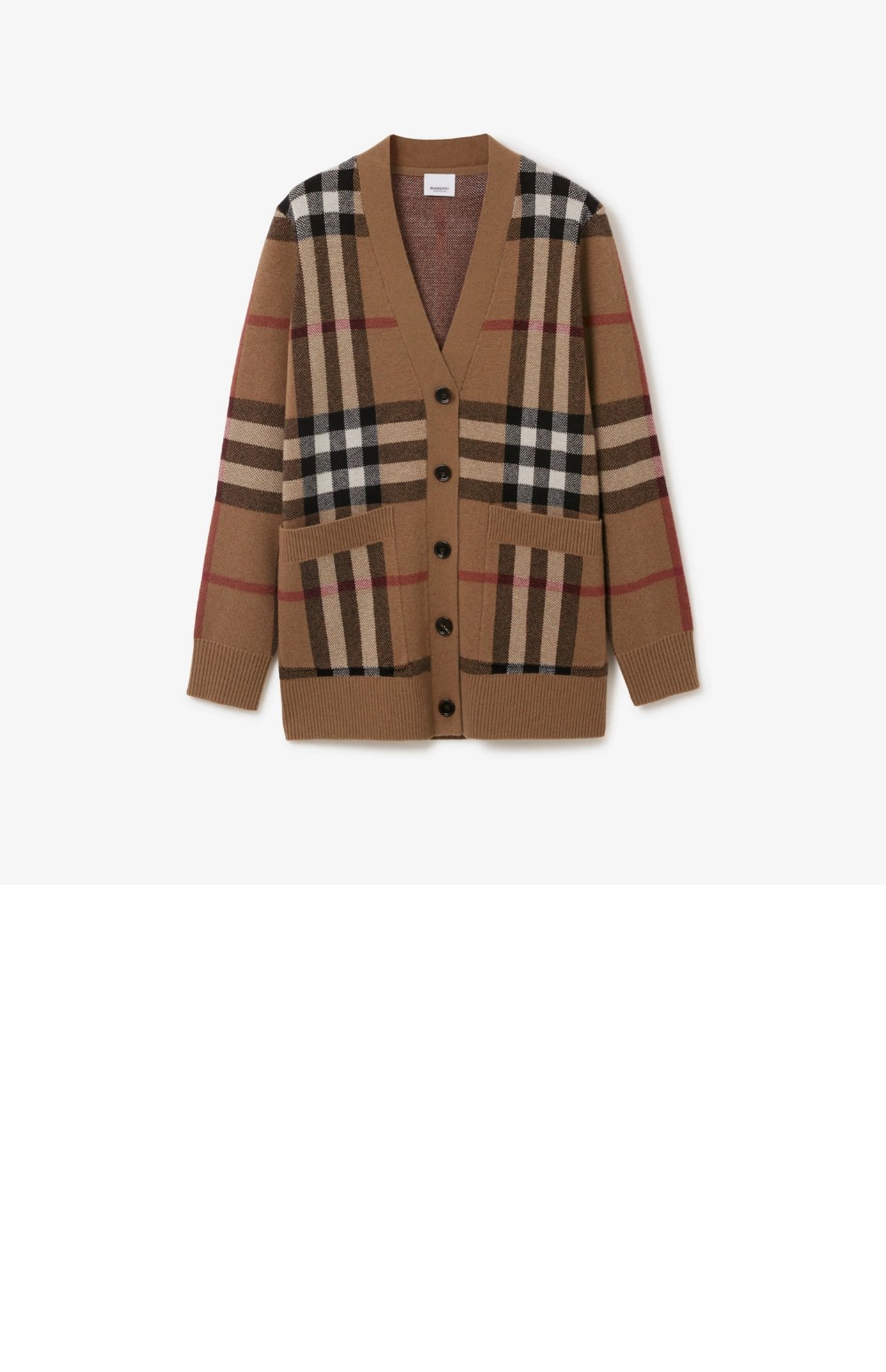 미러급레플리카사이트 | 명품레플리카 전문 쇼핑몰  | 퍼스트원 - 체크 울 캐시미어 가디건 > 버버리