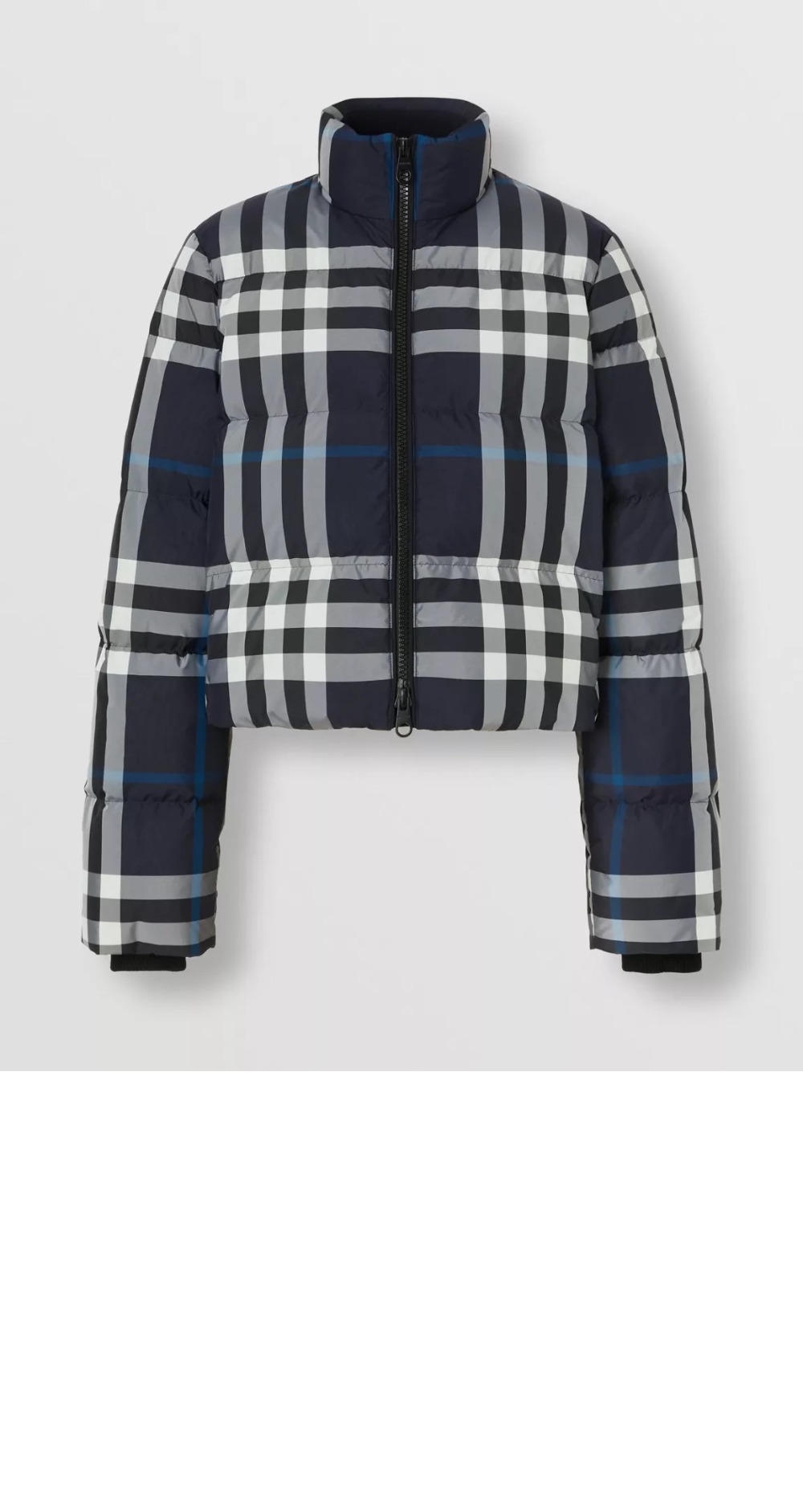 미러급레플리카사이트 | 명품레플리카 전문 쇼핑몰  | 퍼스트원 - 크롭 체크 퍼퍼 재킷 > 버버리