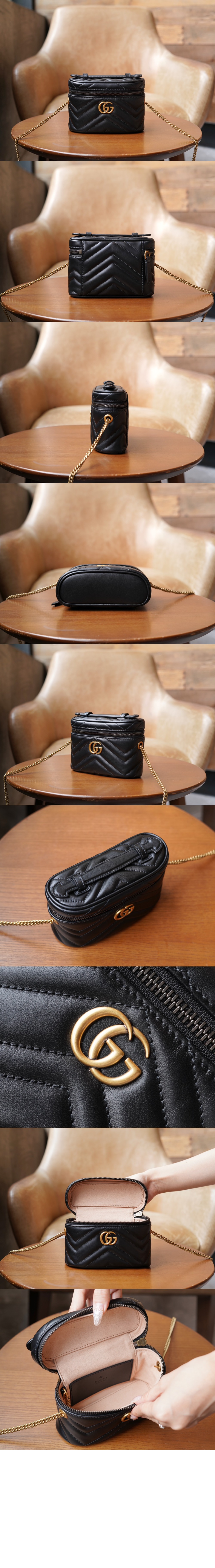 미러급레플리카사이트 | 명품레플리카 전문 쇼핑몰  | 퍼스트원 - 마몽 미니 탑 핸들백 699515 > 구찌