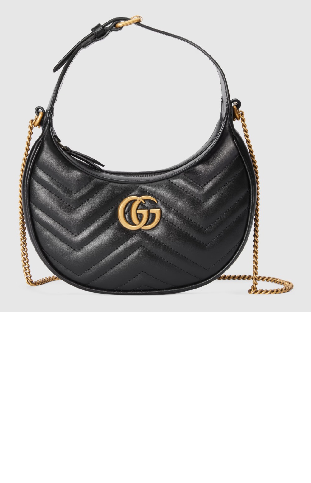 미러급레플리카사이트 | 명품레플리카 전문 쇼핑몰  | 퍼스트원 - 마몽 하프문 쉐입 미니백 699514 > 구찌