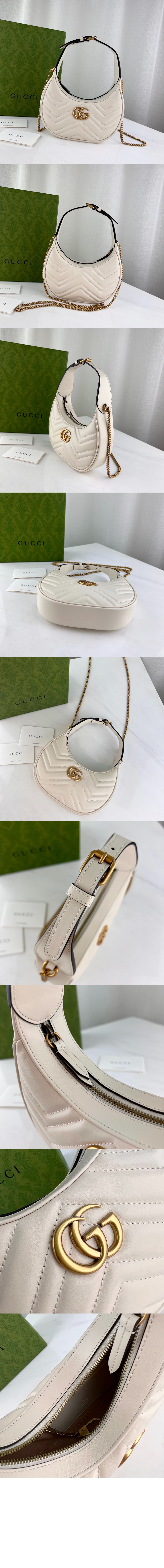 미러급레플리카사이트 | 명품레플리카 전문 쇼핑몰  | 퍼스트원 - 마몽 하프문 쉐입 미니백 699514 > 구찌