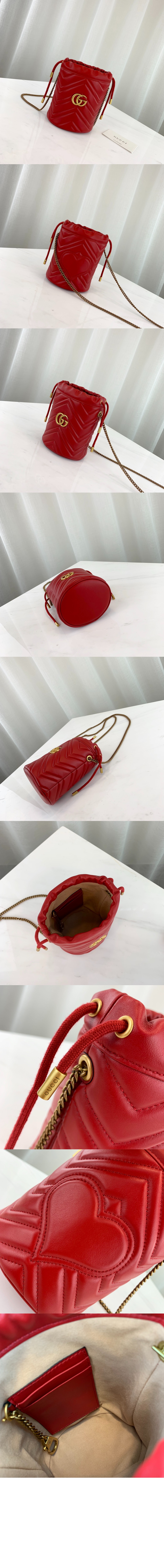 미러급레플리카사이트 | 명품레플리카 전문 쇼핑몰  | 퍼스트원 - 마몽 미니 버킷백 575163 > 구찌