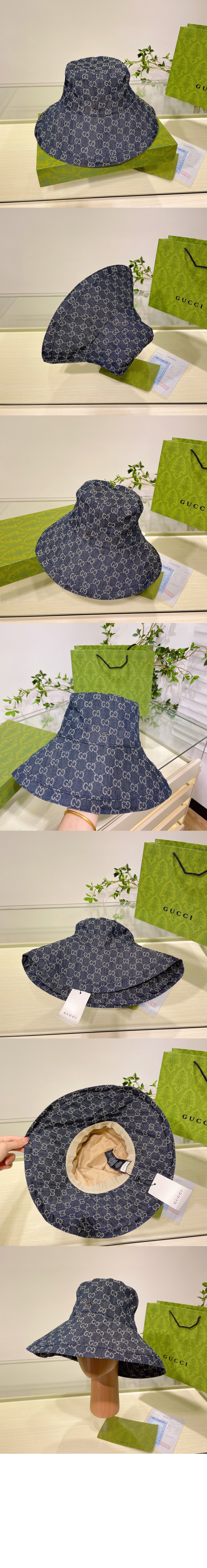 미러급레플리카사이트 | 명품레플리카 전문 쇼핑몰  | 퍼스트원 - 캔버스 와이드 브림 버킷햇 631958 > 구찌