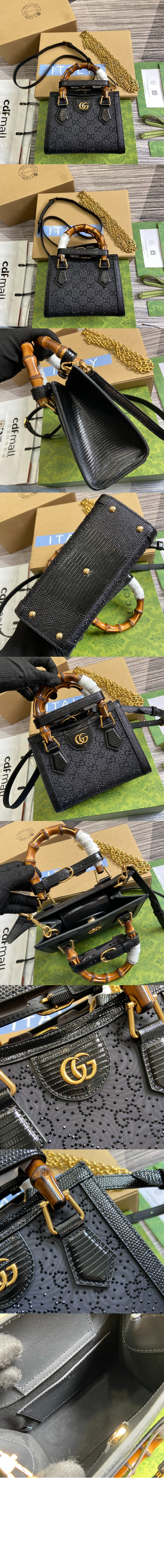 미러급레플리카사이트 | 명품레플리카 전문 쇼핑몰  | 퍼스트원 - GG 크리스털 미니 토트백 707449 > 구찌