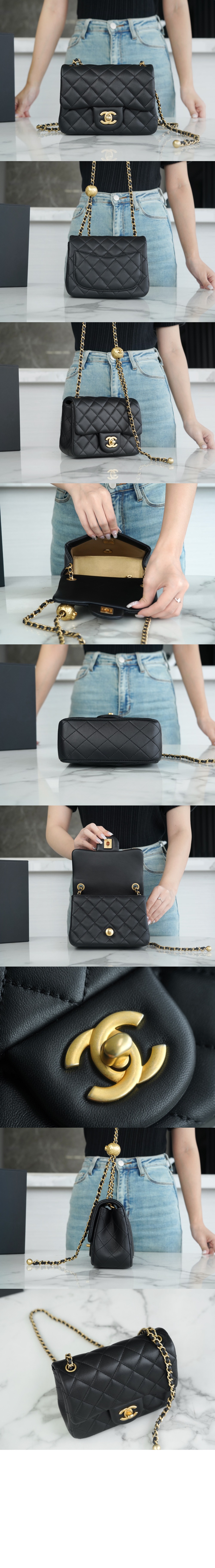 미러급레플리카사이트 | 명품레플리카 전문 쇼핑몰  | 퍼스트원 - 클래식 골드볼 쁘띠삭 AS1786 > 샤넬