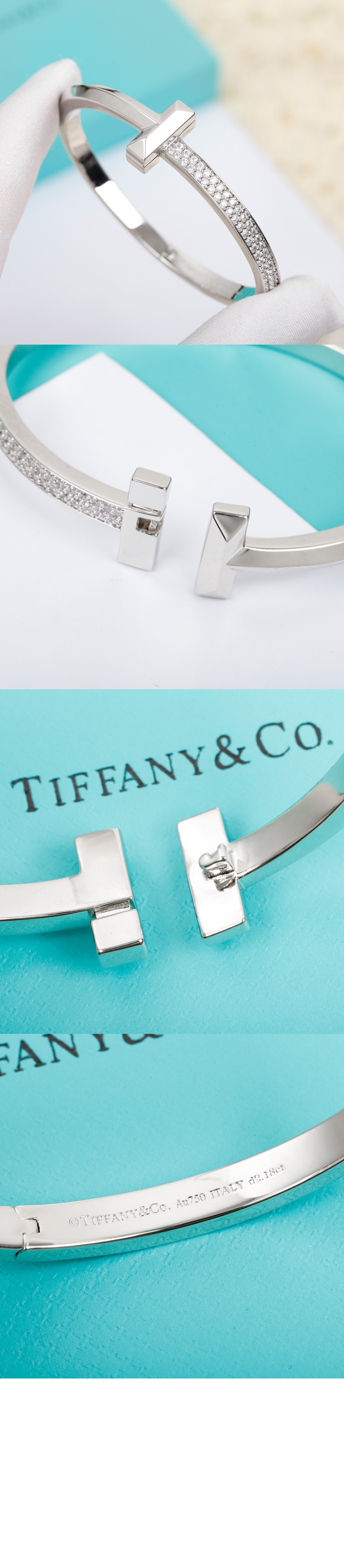 미러급레플리카사이트 | 명품레플리카 전문 쇼핑몰  | 퍼스트원 - T1 와이드 다이아몬드 힌지드 뱅글 > 티파니