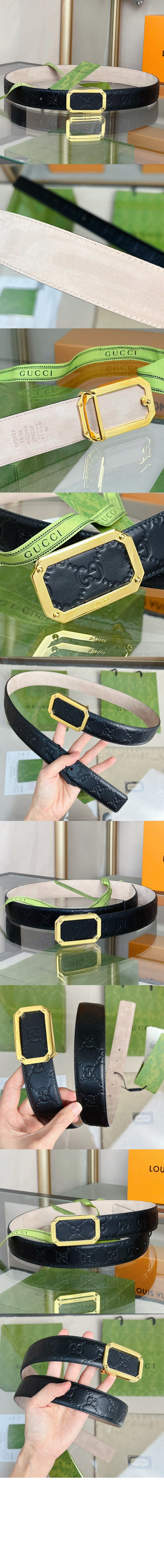 미러급레플리카사이트 | 명품레플리카 전문 쇼핑몰  | 퍼스트원 - 구찌 시그니처 벨트 403941 > 구찌