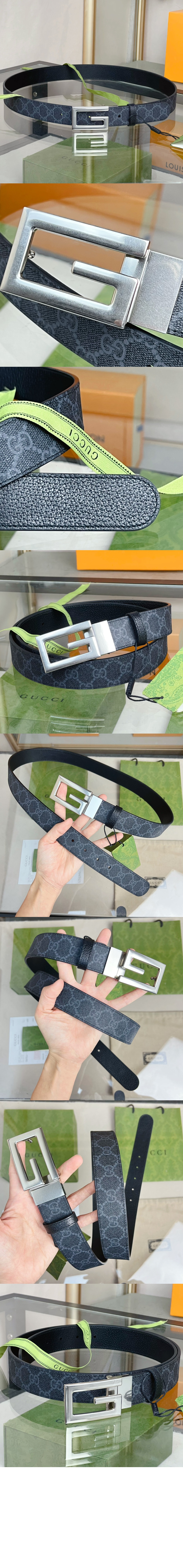 미러급레플리카사이트 | 명품레플리카 전문 쇼핑몰  | 퍼스트원 - 스퀘어 G 버클 리버서블 벨트 626974 > 구찌