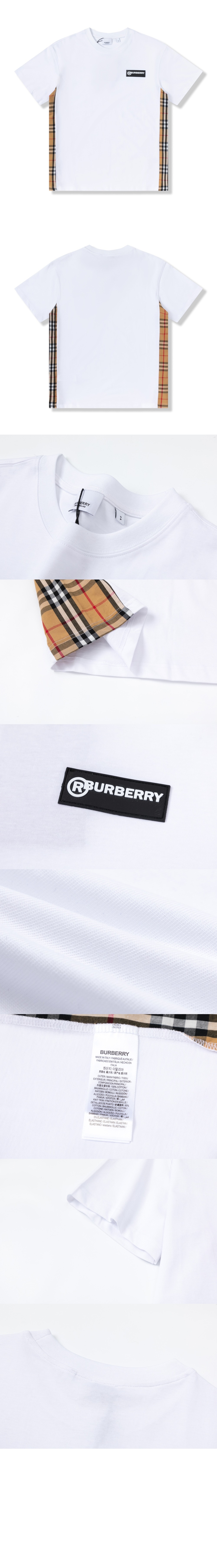 미러급레플리카사이트 | 명품레플리카 전문 쇼핑몰  | 퍼스트원 - 블록 면 티셔츠 > 버버리