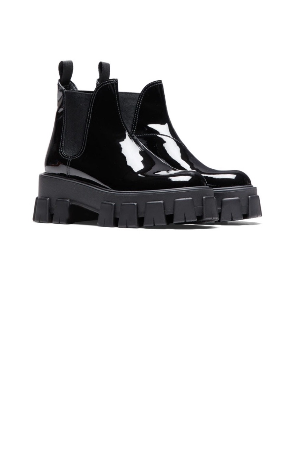 미러급레플리카사이트 | 명품레플리카 전문 쇼핑몰  | 퍼스트원 - 에나멜 첼시 부츠 1T725L > 프라다