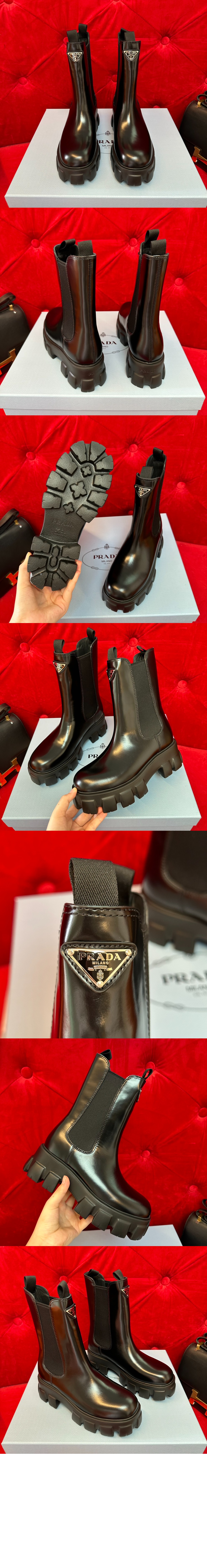 미러급레플리카사이트 | 명품레플리카 전문 쇼핑몰  | 퍼스트원 - 모놀리스 브러시드 부츠 1T256N > 프라다