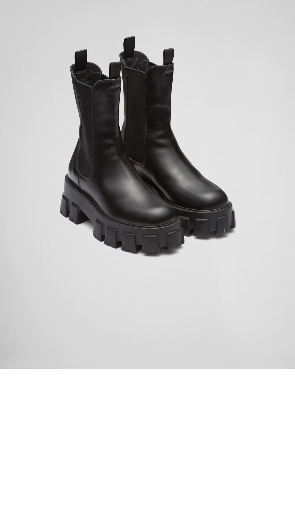 미러급레플리카사이트 | 명품레플리카 전문 쇼핑몰  | 퍼스트원 - 모노리스 브러시드 레더 부츠 1U749M > 프라다