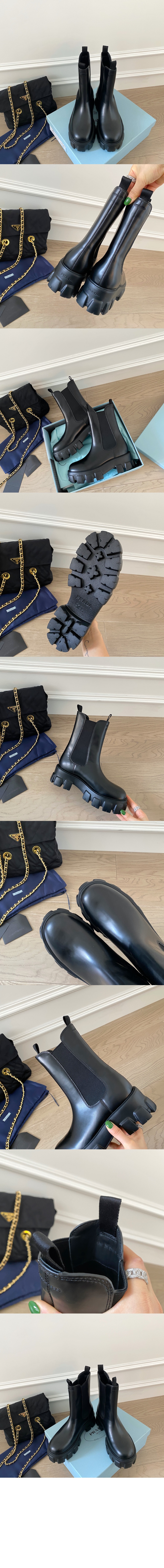 미러급레플리카사이트 | 명품레플리카 전문 쇼핑몰  | 퍼스트원 - 모노리스 브러시드 레더 부츠 1U749M > 프라다