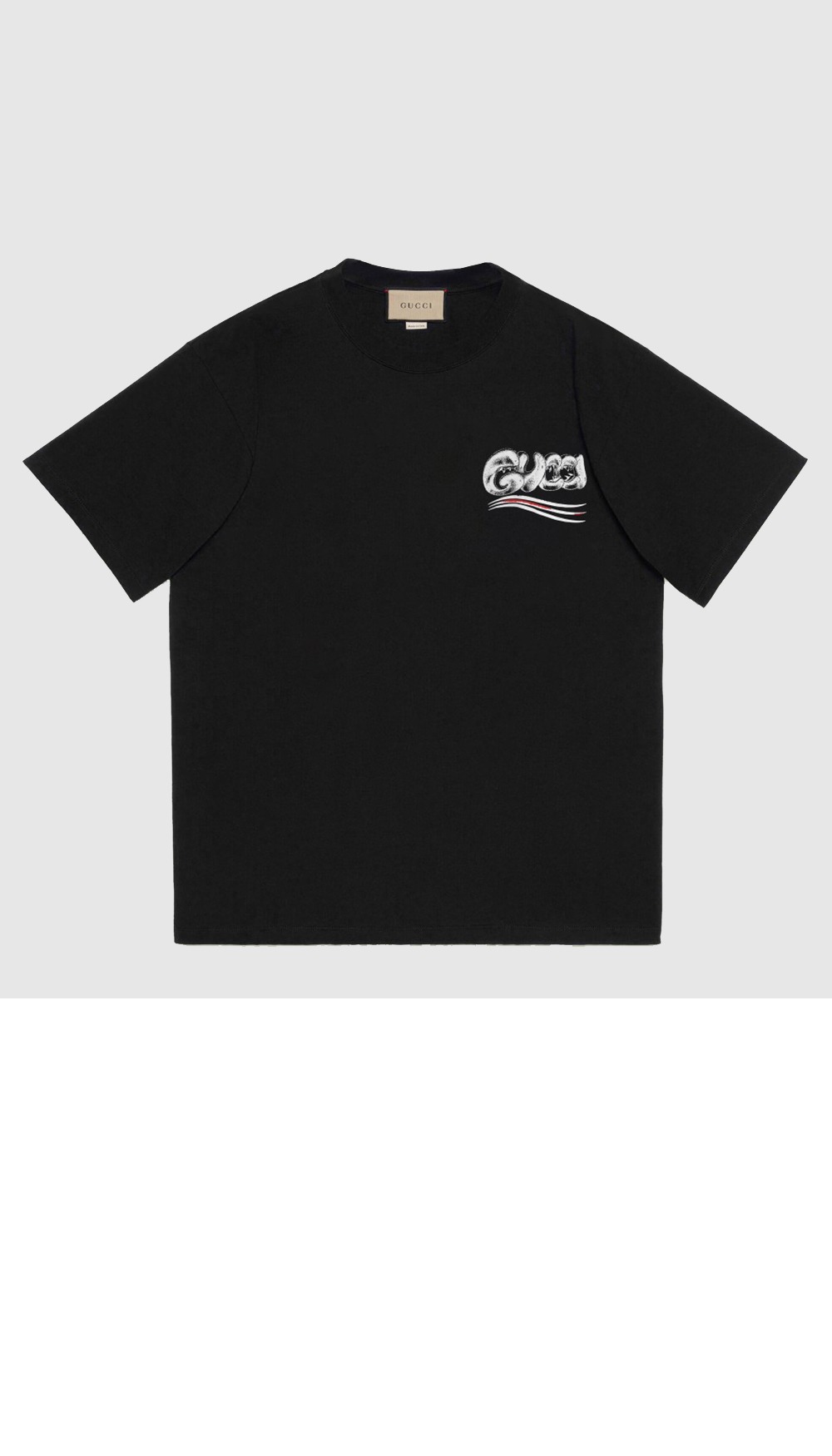 미러급레플리카사이트 | 명품레플리카 전문 쇼핑몰  | 퍼스트원 - 로고 프린트 반팔 > 구찌