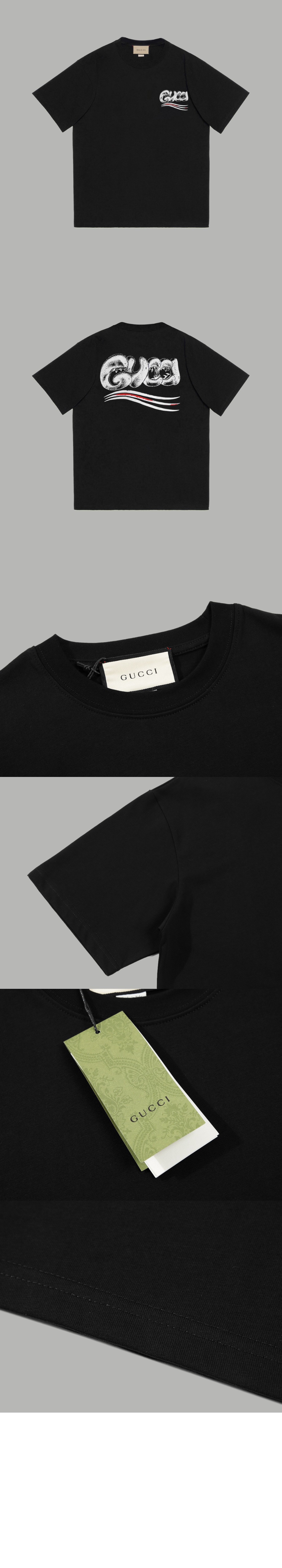 미러급레플리카사이트 | 명품레플리카 전문 쇼핑몰  | 퍼스트원 - 로고 프린트 반팔 > 구찌