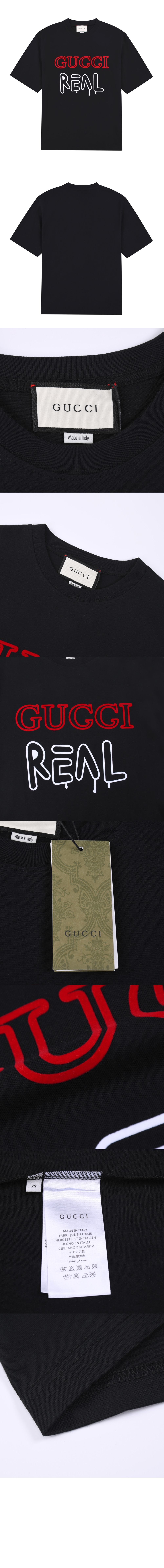 미러급레플리카사이트 | 명품레플리카 전문 쇼핑몰  | 퍼스트원 - 로고 프린트 반팔 > 구찌