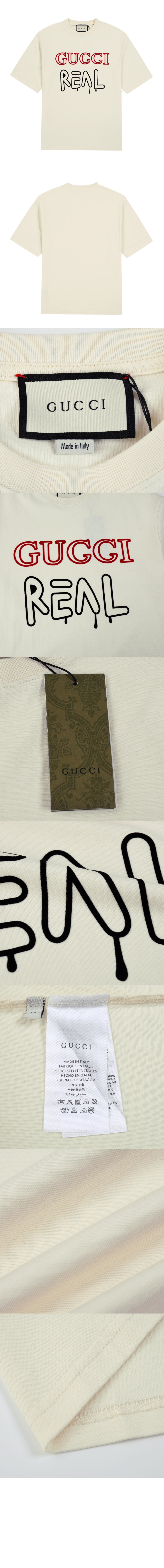 미러급레플리카사이트 | 명품레플리카 전문 쇼핑몰  | 퍼스트원 - 로고 프린트 반팔 > 구찌