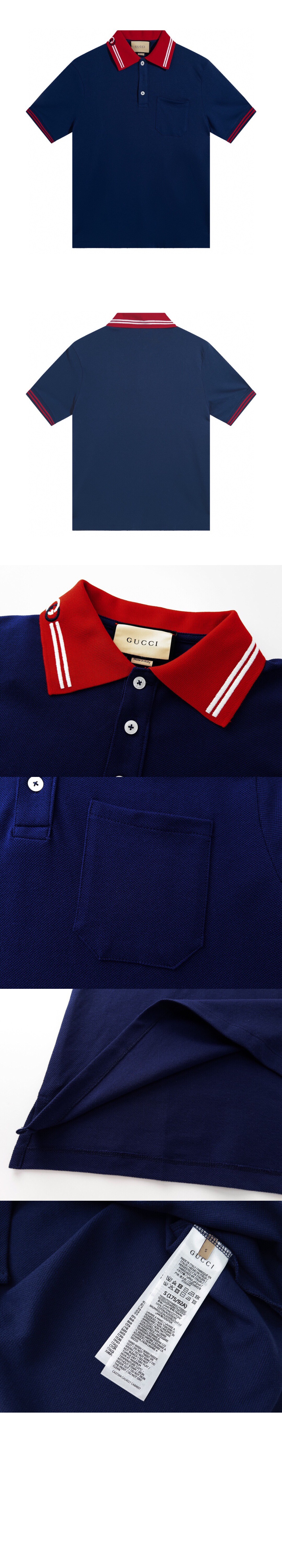 미러급레플리카사이트 | 명품레플리카 전문 쇼핑몰  | 퍼스트원 - 면 폴로 셔츠 > 구찌