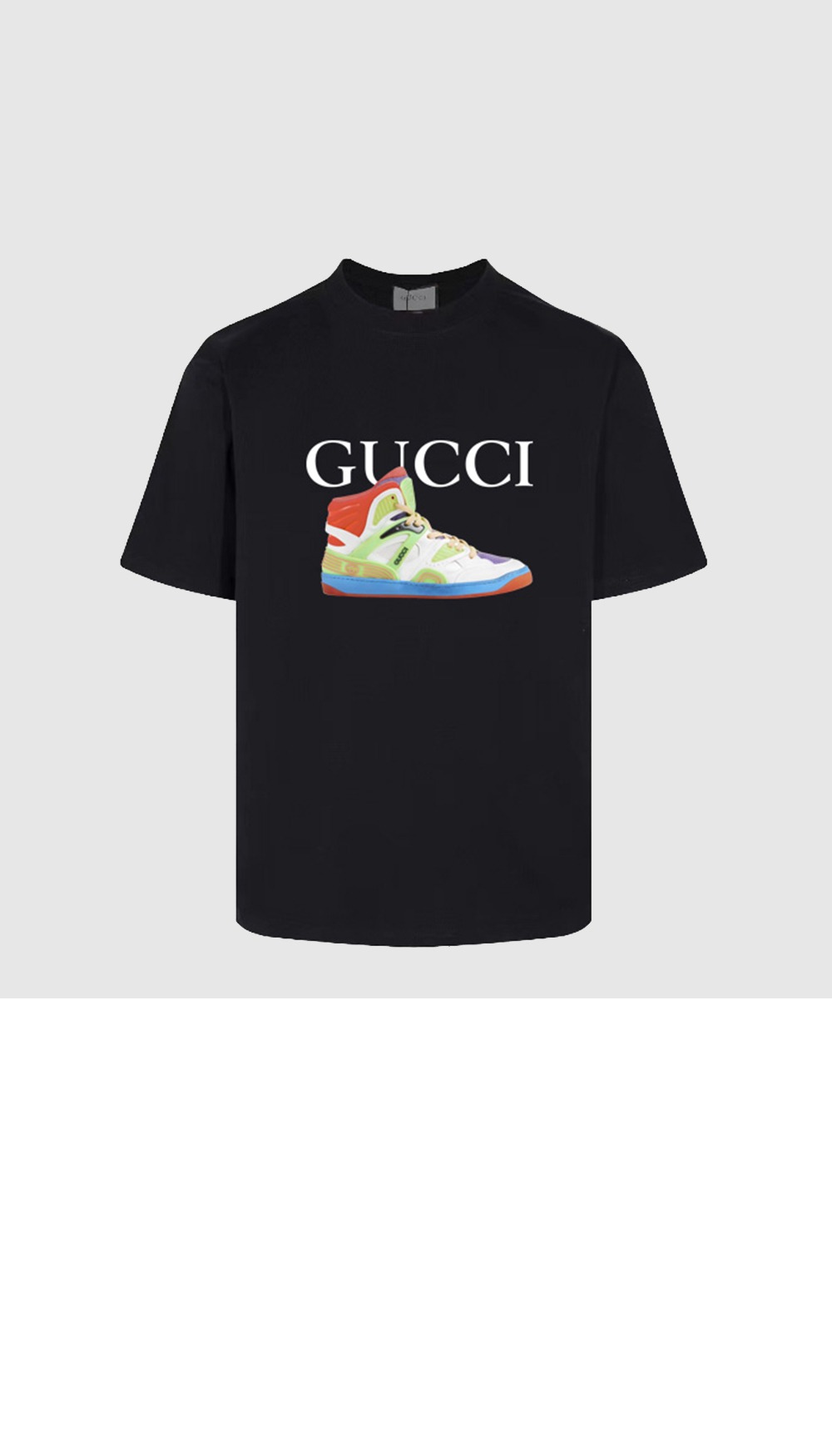 미러급레플리카사이트 | 명품레플리카 전문 쇼핑몰  | 퍼스트원 - 로고 프린트 반팔 > 구찌