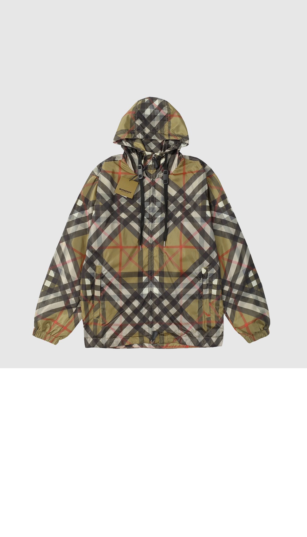 미러급레플리카사이트 | 명품레플리카 전문 쇼핑몰  | 퍼스트원 - 체크 나일론 재킷 > 버버리